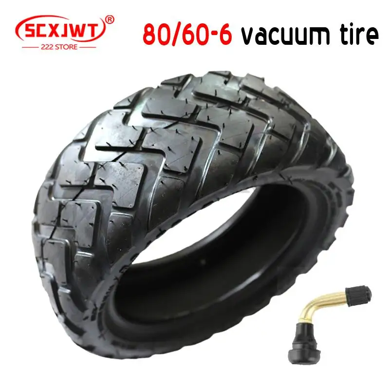 

10 Inch 80/60-6 Tire Tubeless for KUGOO M5 Solar P1 Jueshuai X700 X750 FLJ C11 T11 Electric Scooter Parts for All of This Model