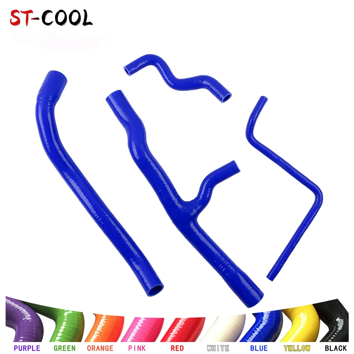 

For Volkswagen 2008-2015 VW Golf MK6 GTI 16V 2.0 Turbo TSI CCZA Silicone Cooling Radiator Hoses 2009 2010 2011 2012 Tubes 4Pcs
