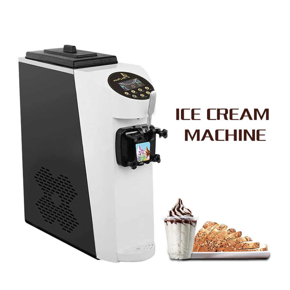 50% de descuento en máquina comercial De helados Soft Serve - Máquina De helados profesional De 220 V/50-60 Hz para cafeterías, Maquina De Helados