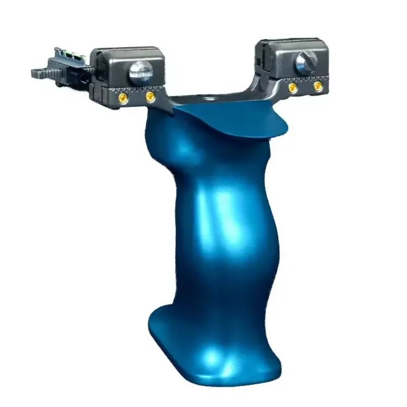 플랫 스킨 슬링샷 티타늄 보우 도어 조절식 슬링샷 사냥용 슬링샷