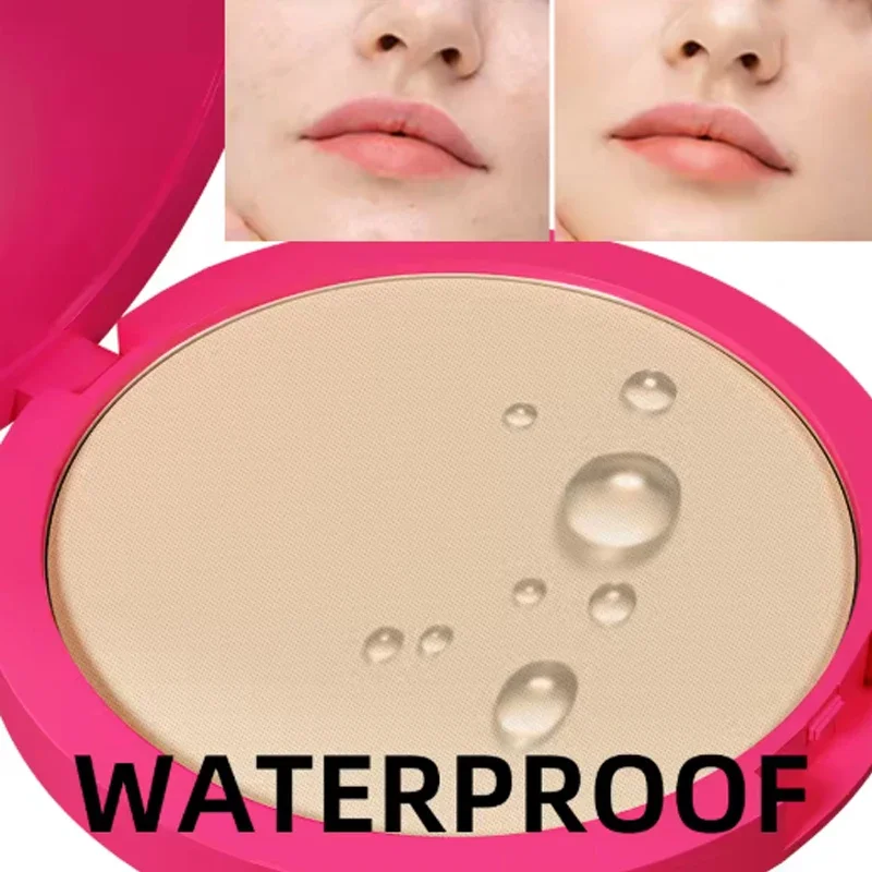 ナチュラルマットプレストパウダーファンデーション - オイルコントロールブライトニングホワイトニングコンパクトコンシーラーフェイスベースメイクアップ化粧品