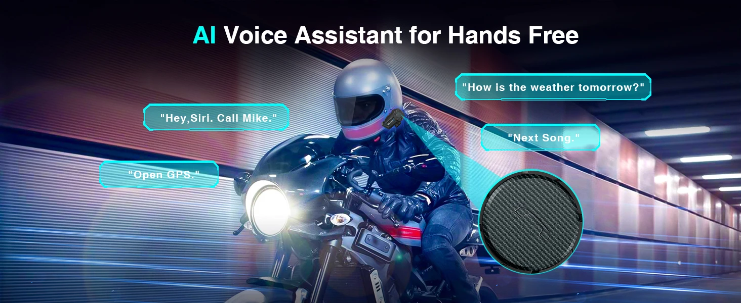 Moman Motorcycle Helmet Intercom Mesh Bluetooth Helmet Headset Moto Interphone Wireless 5.1 Communication System to 1000M Radio
