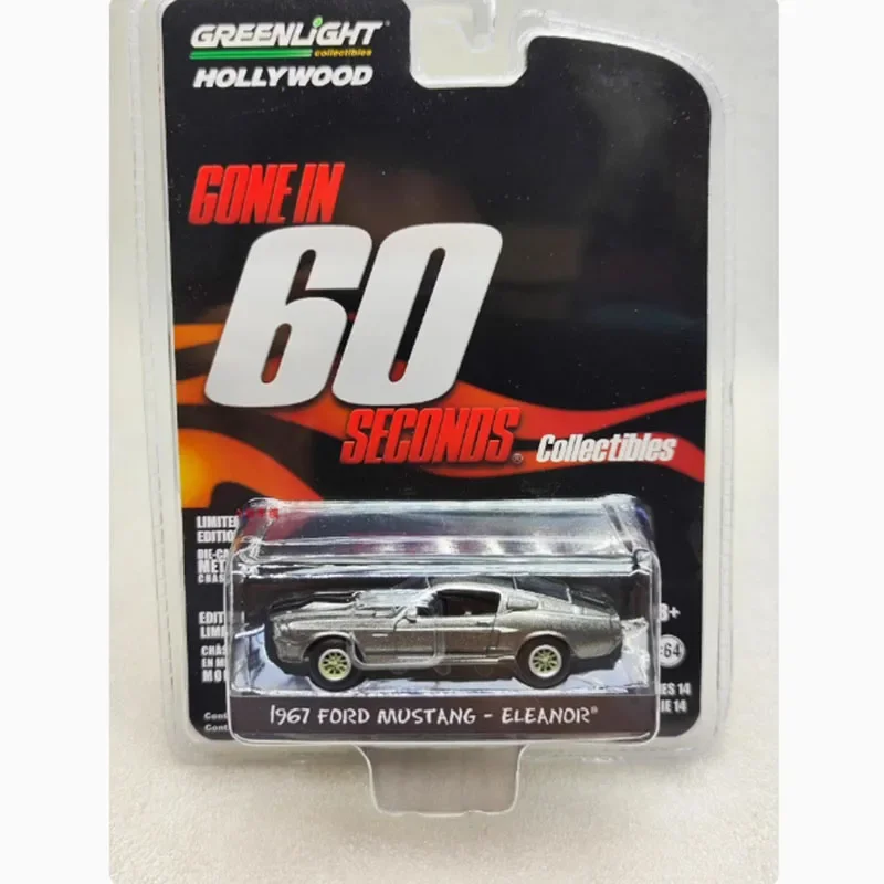 Greenlight 1: 64 Scale 1969/1967 Ford Mustang BOSS 429/ELEANOR Alloy Car Model Classics Adult Souvenir Gift Static Display