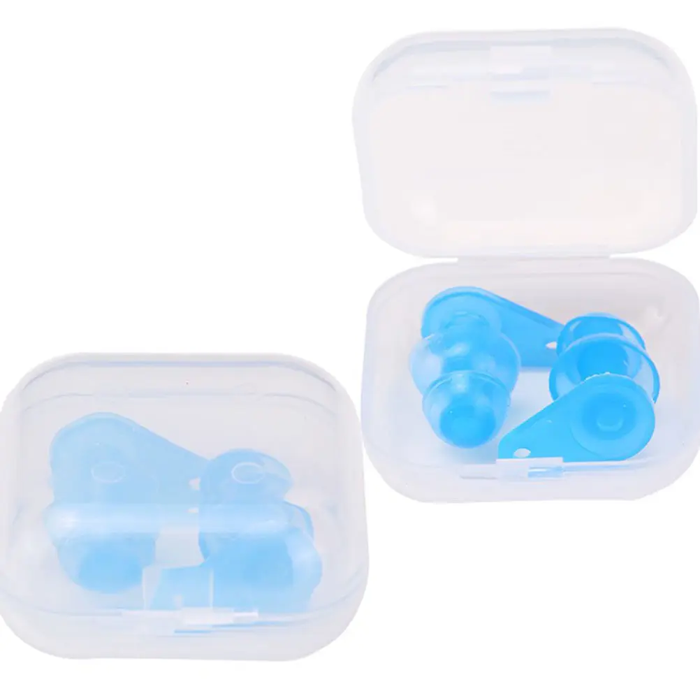6Pairs Silicone Waterproof Swimming Earplugs Mushroom Design Ear Protector for Swim Diving Shower Water Sports Ear Canal Seal