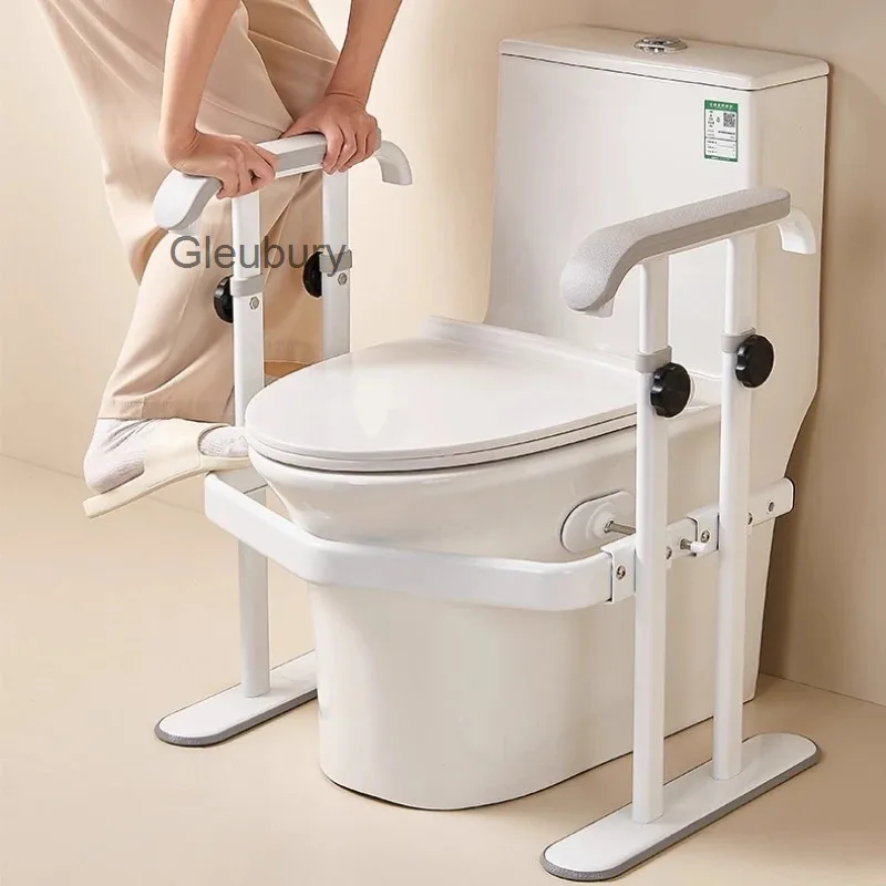 Elderly, Fit for Toilet Support Any Toilets Toilet Safety Rails for Seniors,Adjustable Height 350lb Toilet Handles for Disabled