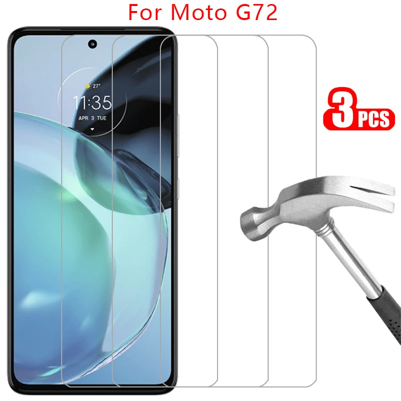 phone case for motorola moto g72 tempered glass on motorolag72 motog72 g 72 72g 4g 5g back cover 360 bag motorol mot g72case cas