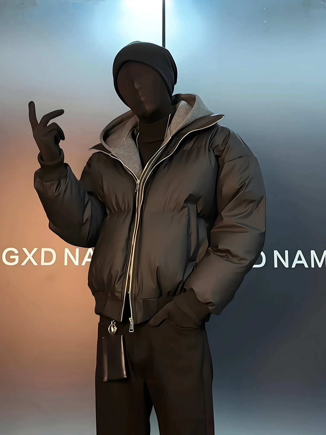 

Мужская зимняя модная верхняя одежда: утепленная хлопковая куртка с капюшоном, короткий рукав, из искусственной кожи, молодежная, приталенная, теплая