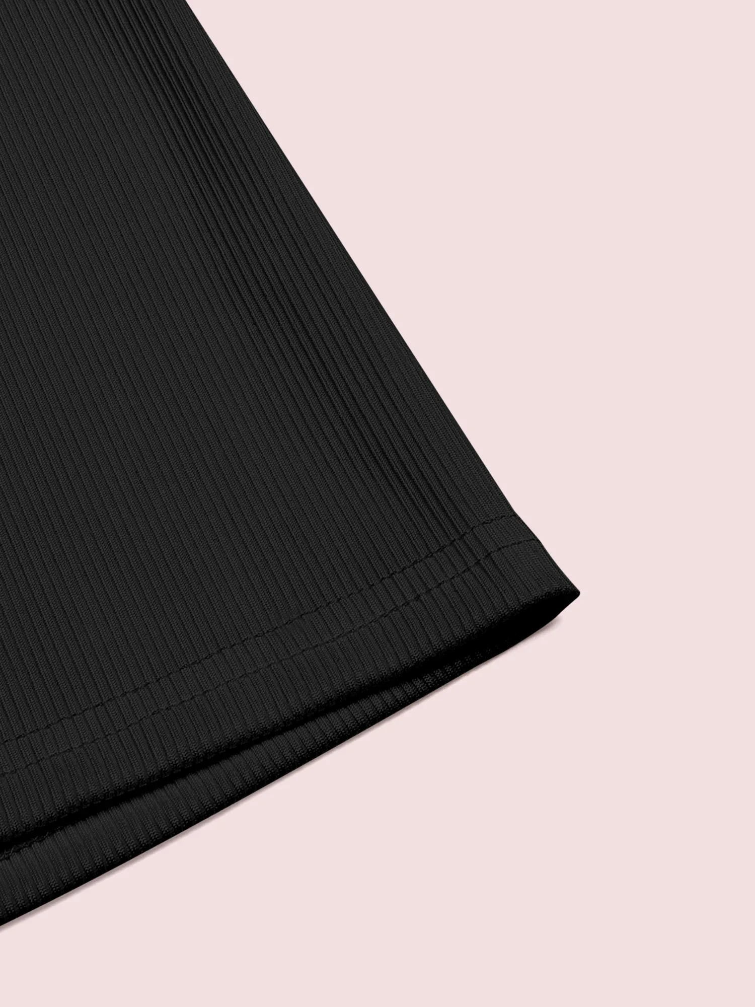 Täglich tragbares Damen-Rippenstrick-Oberteil mit Rundhalsausschnitt und langen Ärmeln, einfarbig, schmal geschnitten, weich, dehnbar, passendes T-Shirt – Detail 21