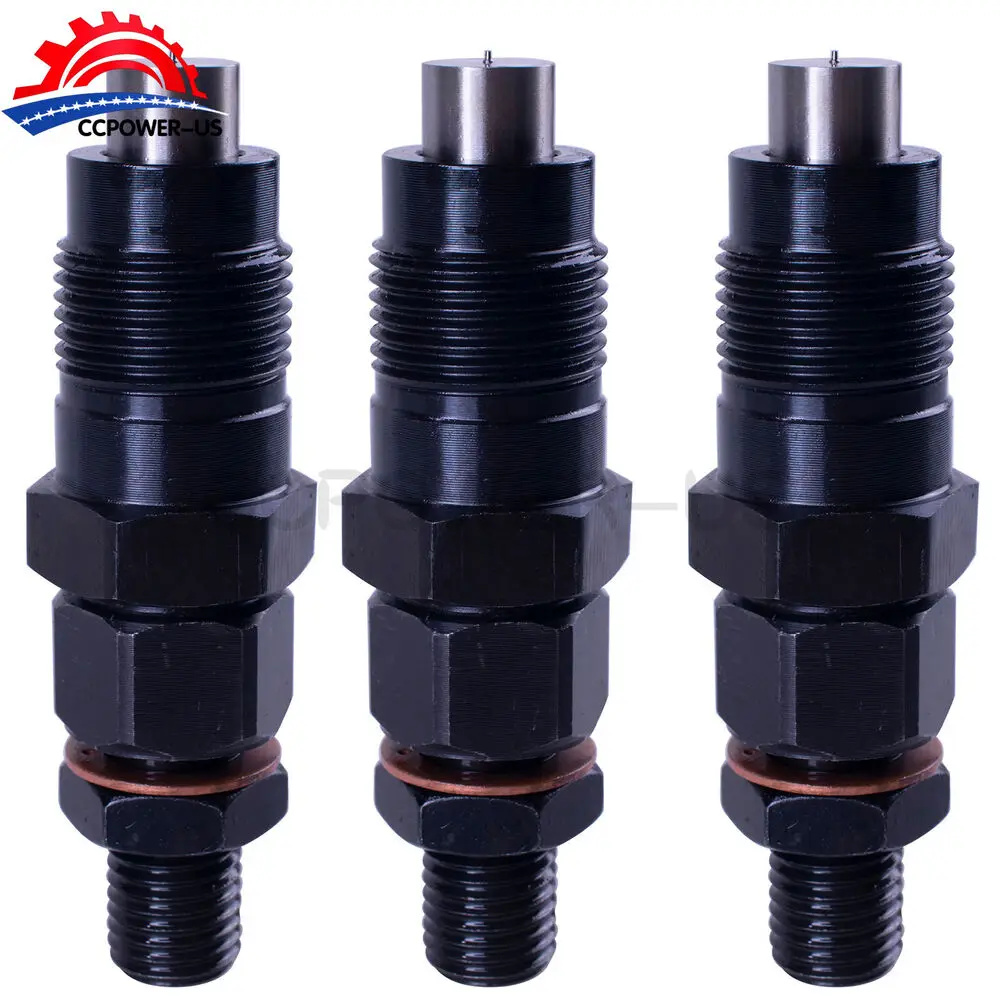 

3x Fuel Injectors For Kubota D722 D782 D902 Engine H1600-53000 16001-53000