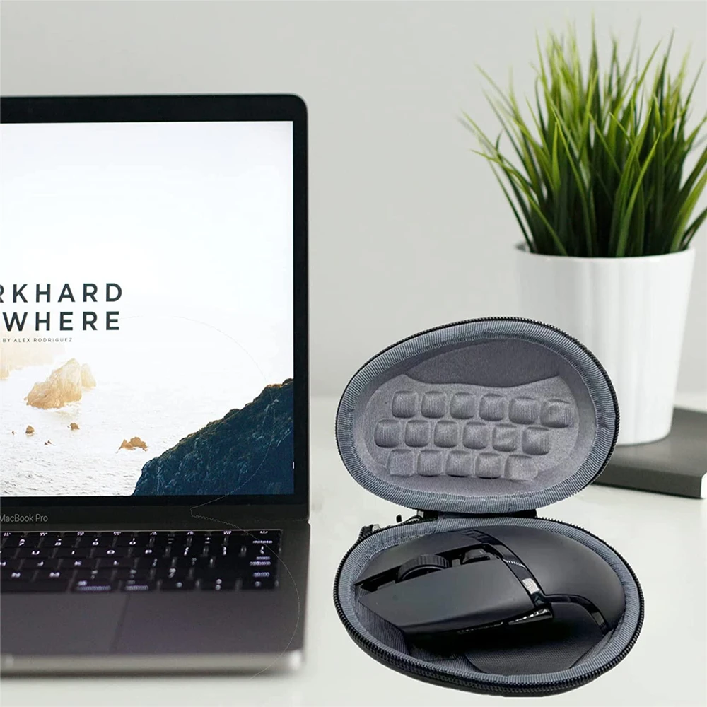 Funda de ratón de viaje para Razer Basilisk X Hyperspeed Basilisk V3 Pro, ratón inalámbrico para juegos, bolsa protectora de almacenamiento portátil