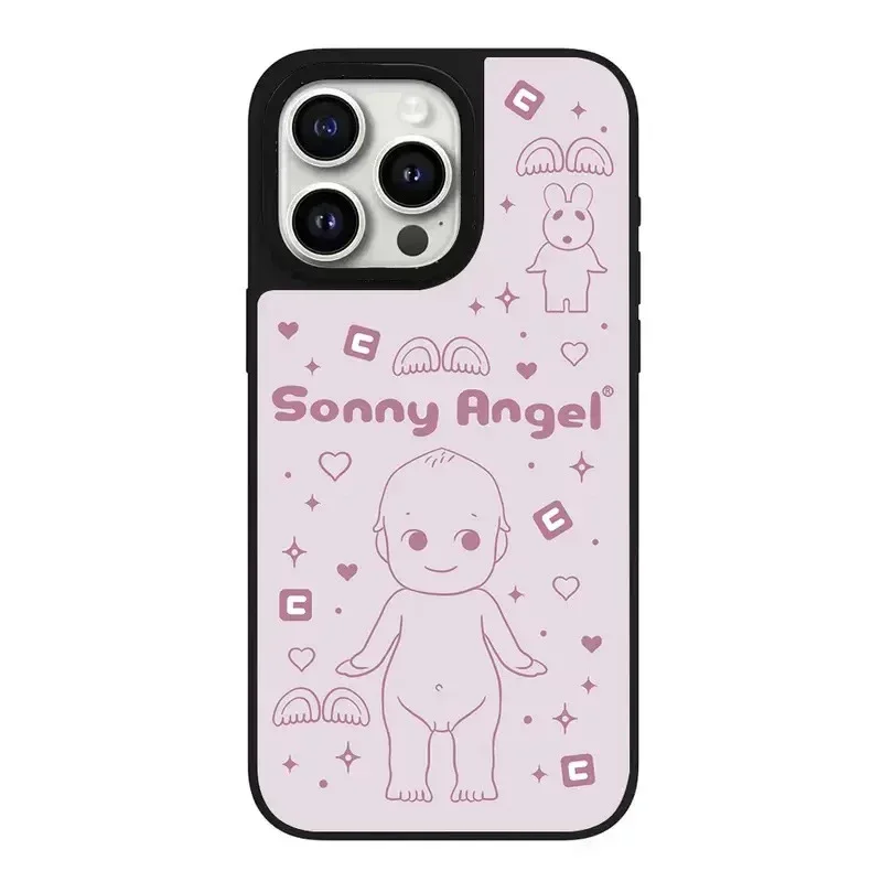 Cute Baby Mirror Magnetic Phone Case Cover for IPhone 11 12 13 14 15 16 Pro Max Case for IPhone 16 Pro Max