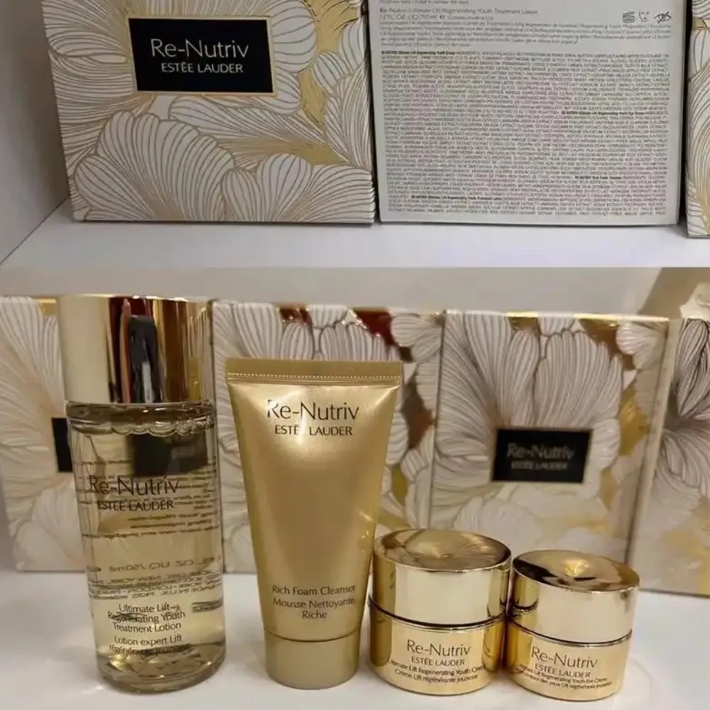 

Estee Lauder Re-Nutriv Luxury Sample Set (Cleanser 30ml + Lotion 50ml + Eye Cream 7ml + Cream 15ml)