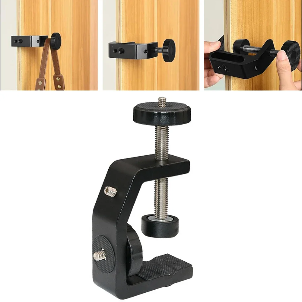 

1pc Large Metal Clamp C-Clamp Adjustable Photography Q-type Fixed Clamp For Mobile Phone Holder Gimbal Accessories