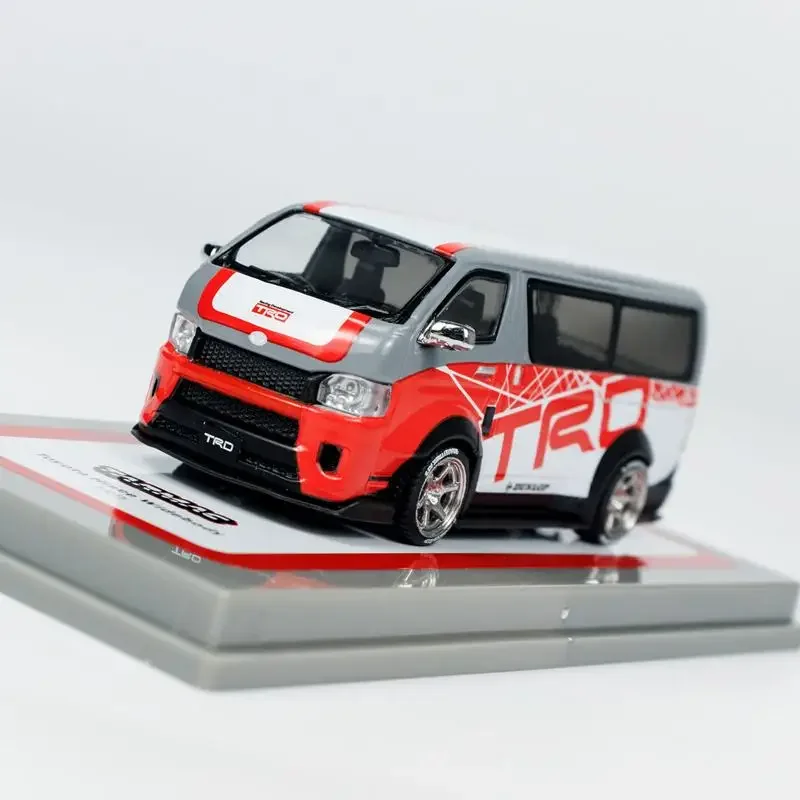 Tarmac nous-mêmes 1/64 Toyota Hiace Widebody TRD Alliage Jouet, Véhicule à moteur, Modèle en métal moulé sous pression, Cadeaux