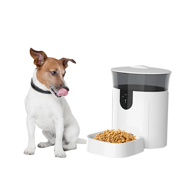 

Tuya App Wireless Wifi Remote Control Real-Time Video and Voice Intercom 7L Definite Time Smart Automatic Pet Feeder