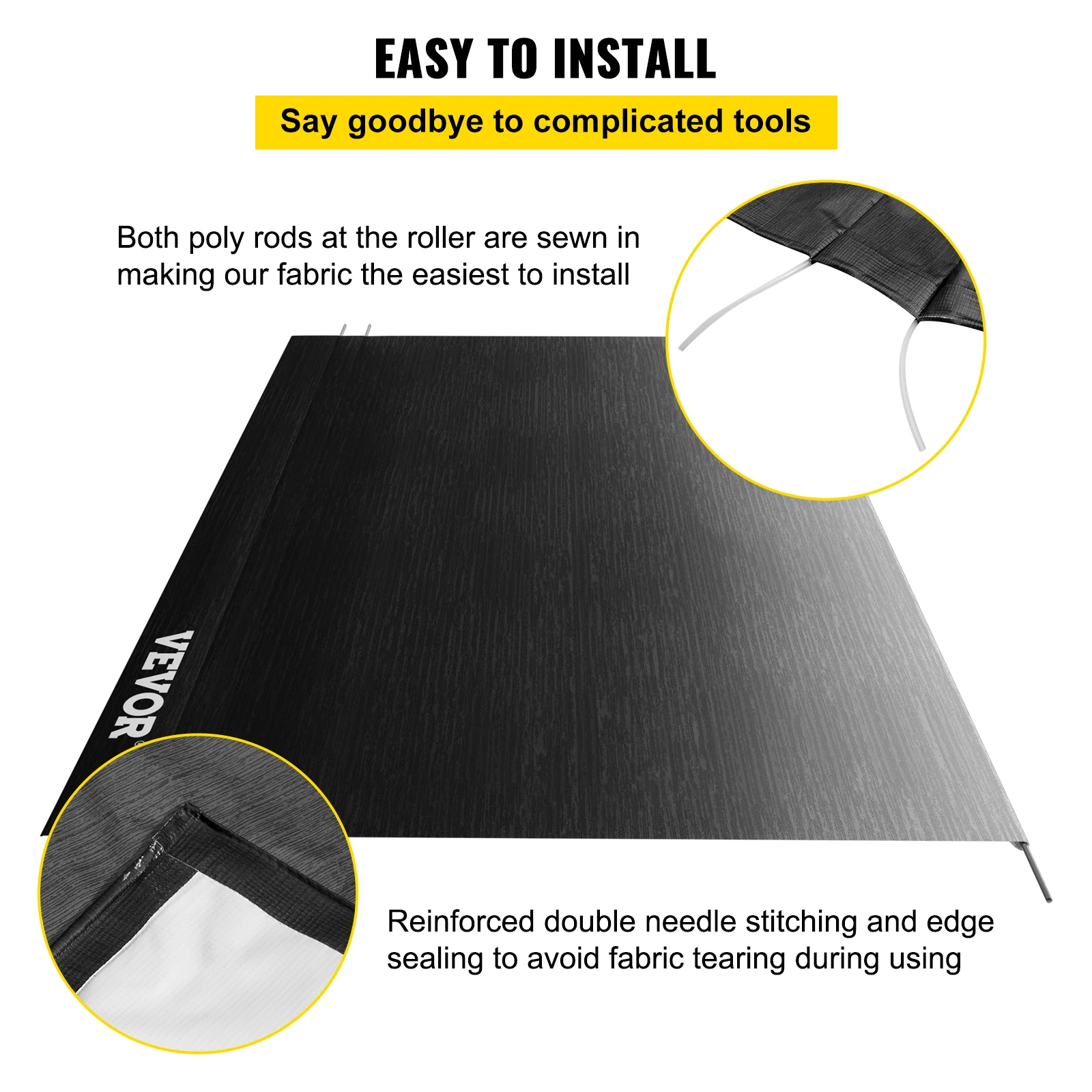 VEVOR auto riparo ombra 16-21Ft RV tenda da campeggio lato auto tetto tenda tenda impermeabile UV portatile pioggia baldacchino per Camper rimorchio