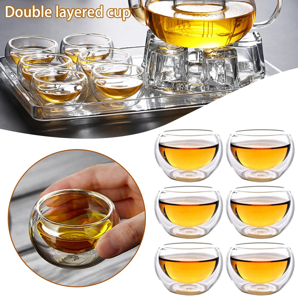 50 ml 1/6 stücke Glas Teekanne Teegeschirr Tee-ei Hitzebeständige Hohe Temperatur Explosion Proof Milch Rose Blume Tee-Set Teetasse