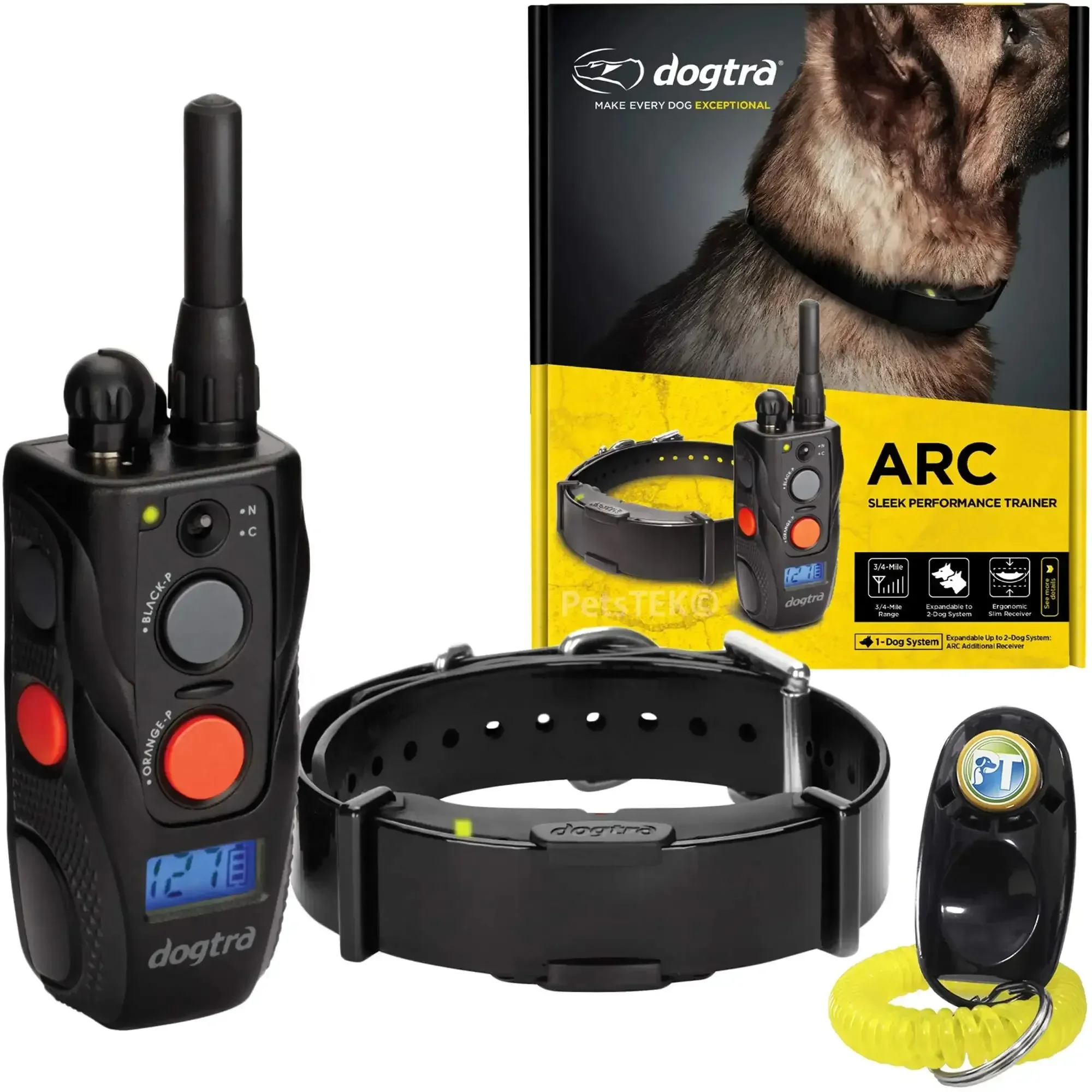 Dogtra ARC Remote Dog Training Collar 3/4 Mile Expandable Trainer Rechargeable