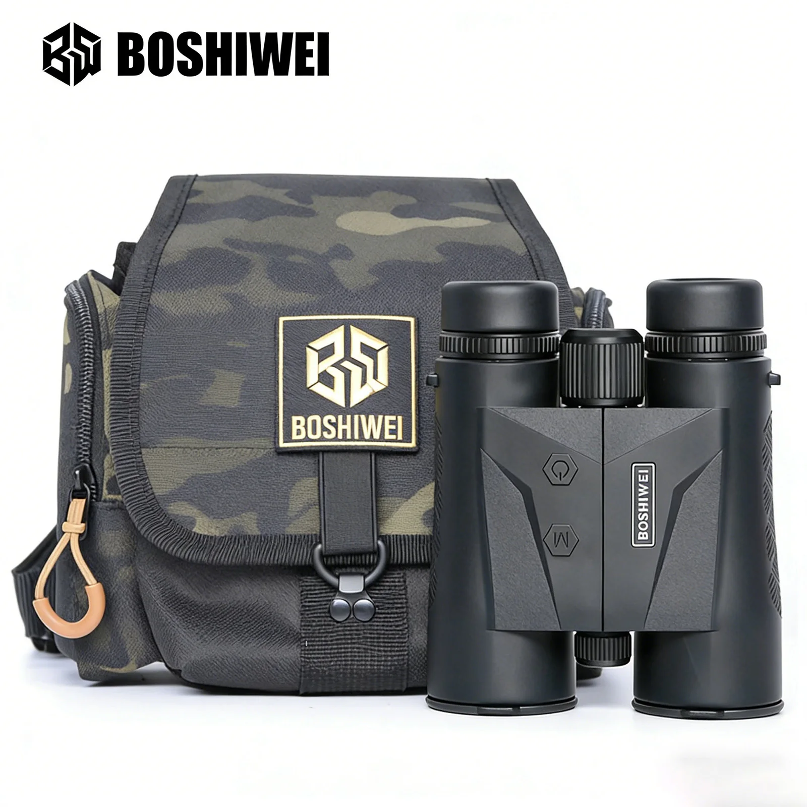 

BOSHIWEI 10x42 Laser Rangefinder Binoculars Professional Distance Measuring Telescope for Outdoor Hunting and Long Range Viewing