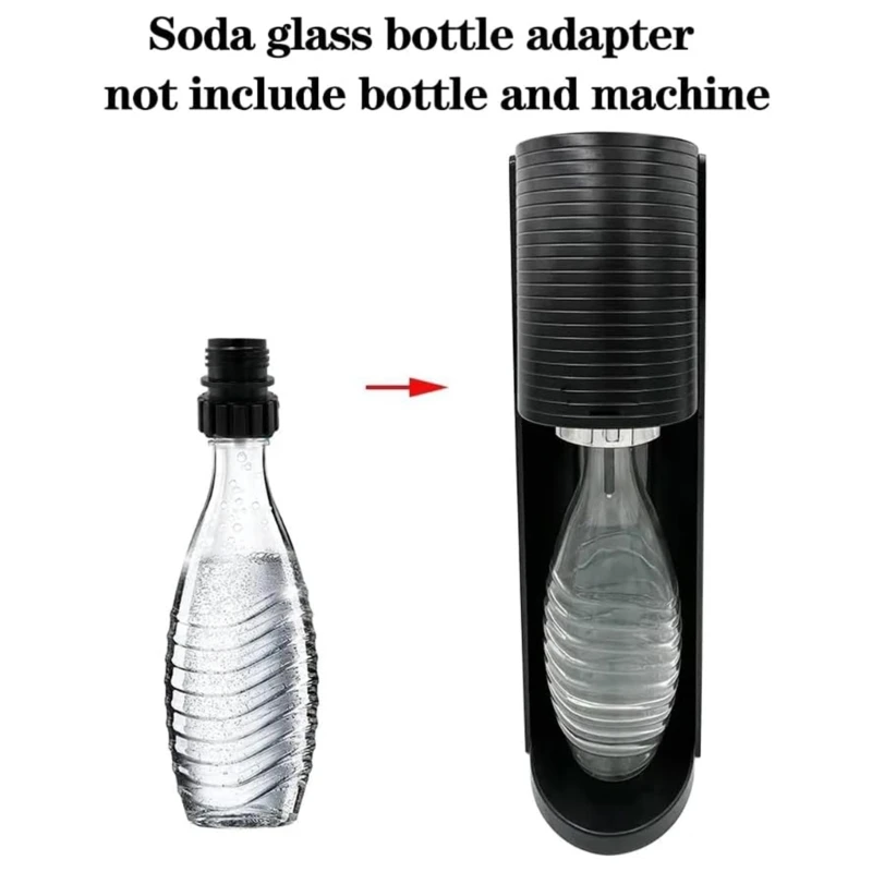 Sodas Water Bottles Adapter Glass Bottles Quick for