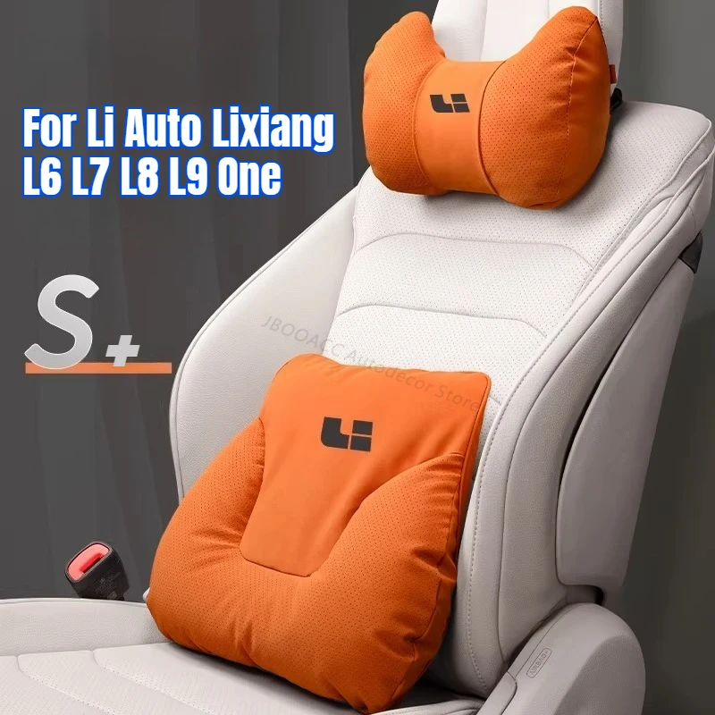 

Car Seat Headrest Waist Rest Neck Pillow for Li Lixiang L6 L7 L8 L9 One Comfortable Memory Foam Headrest Cushion Car Accessories