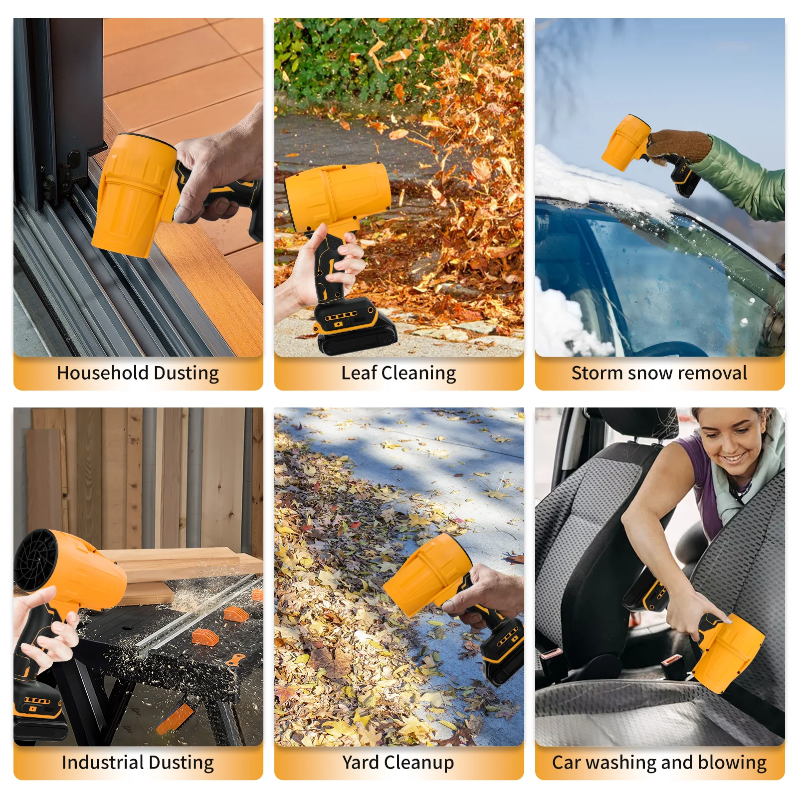 منفاخ هواء كهربائي بدون فرش، مروحة توربو نفاثة 30000 دورة في الدقيقة، أداة كهربائية محمولة لنفخ الغبار لبطارية ديوالت 20 فولت (بدون بطارية)