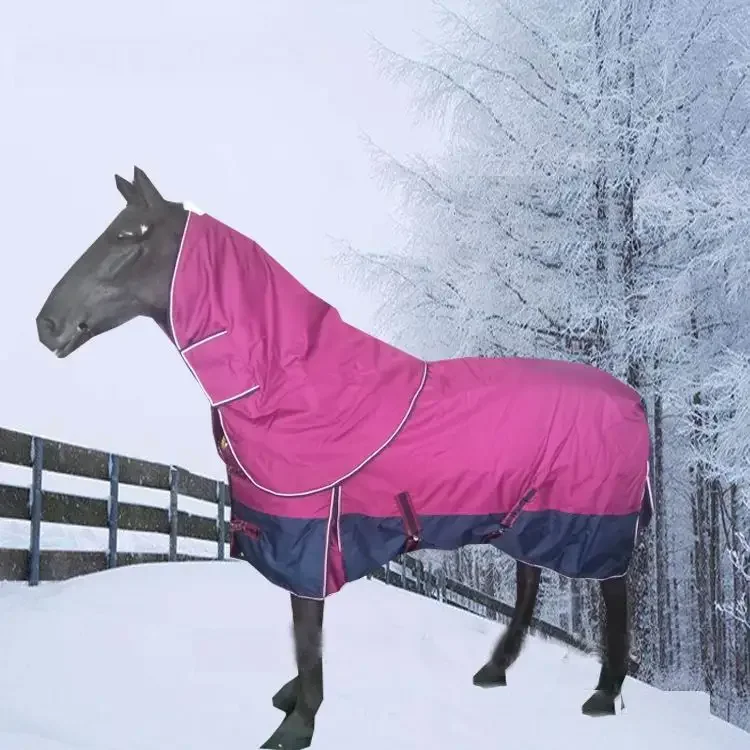 Horse Rugs Winter Waterproof Blankets For Horses Turnout Horse Clothes Supplies 600D Polyester Riding Equipment