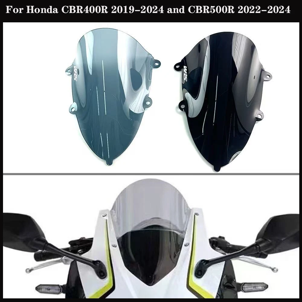 

New Motorcycle Accessories Windshield Flaps For Honda CBR400 2019 - 2024 CBR500 2022-2024 Year Windshields