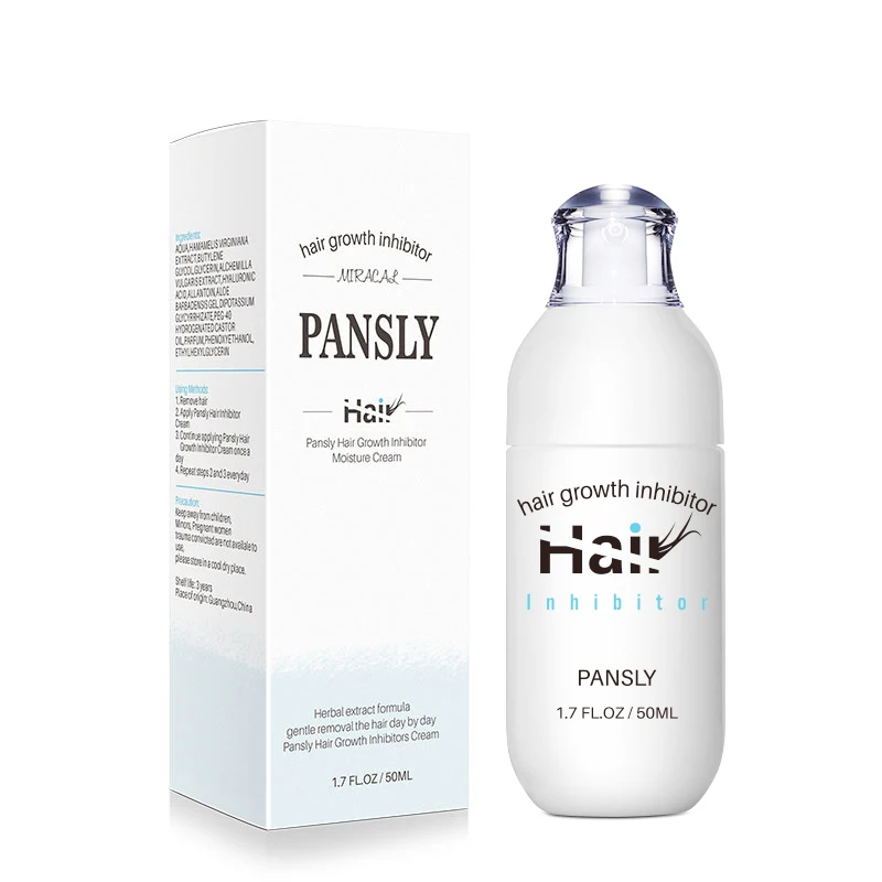 Big sale PANSLY Hair Growth Inhibitor Facial Removal Cream Spray Beard Bikini Intimate Face Legs Body Armpit Painless 50Ml