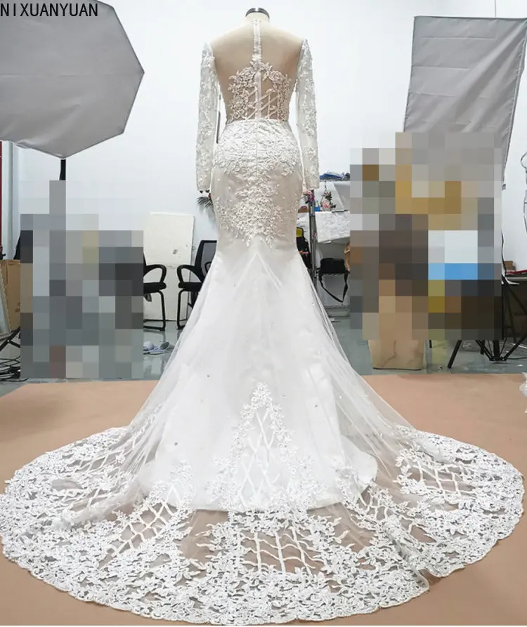 Abito da sposa taglio sirena lusso 2022 nuova collezione abiti da sposa per le donne 2023 abito da sposa spose festa formale ospite femminile