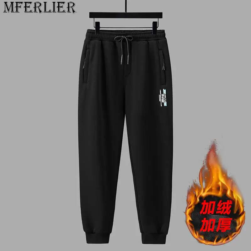 Sports casual pants for men autumn winter plus size warm trendy leggings 4XL 5XL 6XL 7XL 9XL 10xl 150kg streetwear men clothing