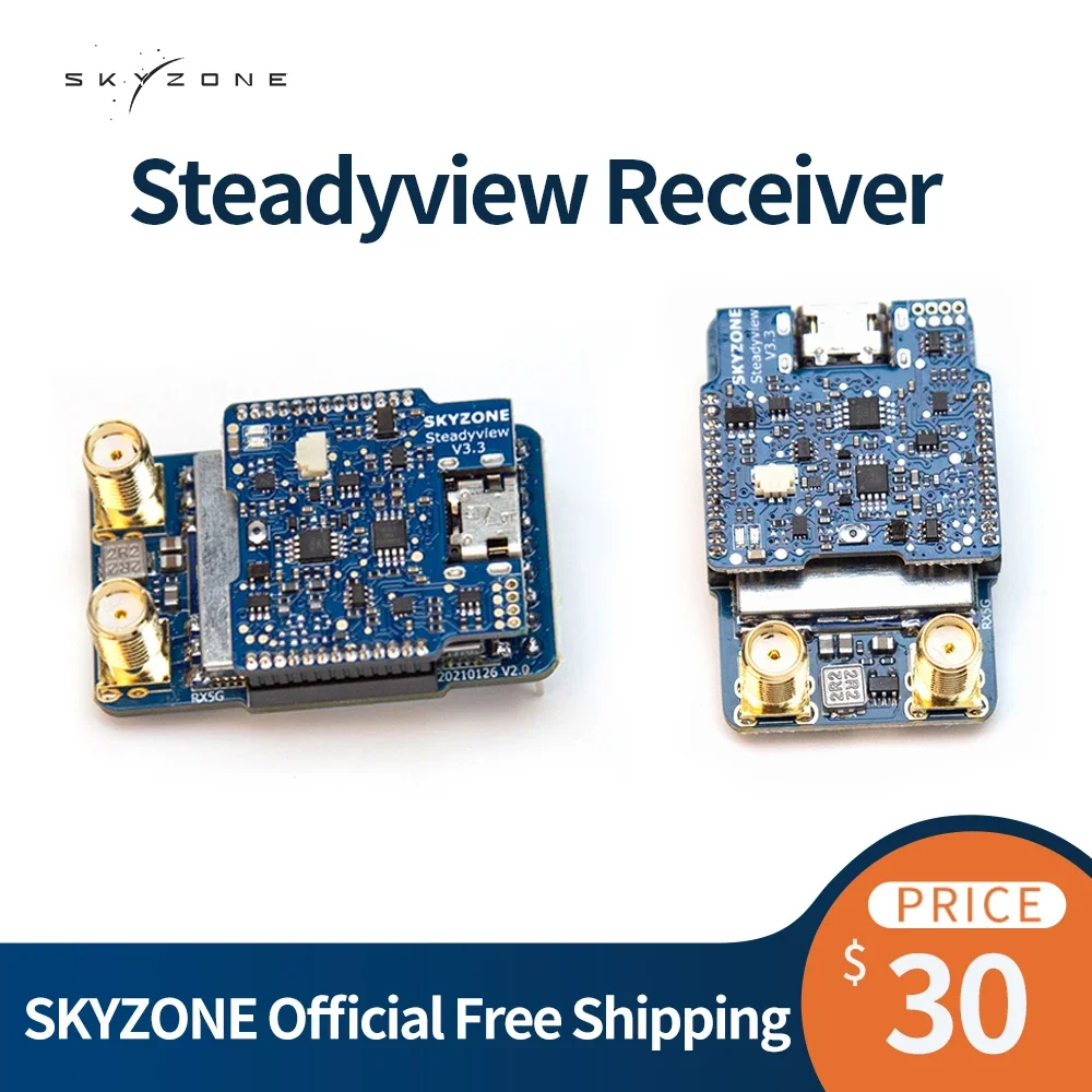 

SKYZONE Steadyview/Rapidmix Receiver fpv drone Sky04x 04O Cobra x v2 SD accessories for FPV Goggles 48CH 5.8Ghz V3.3 Hardware