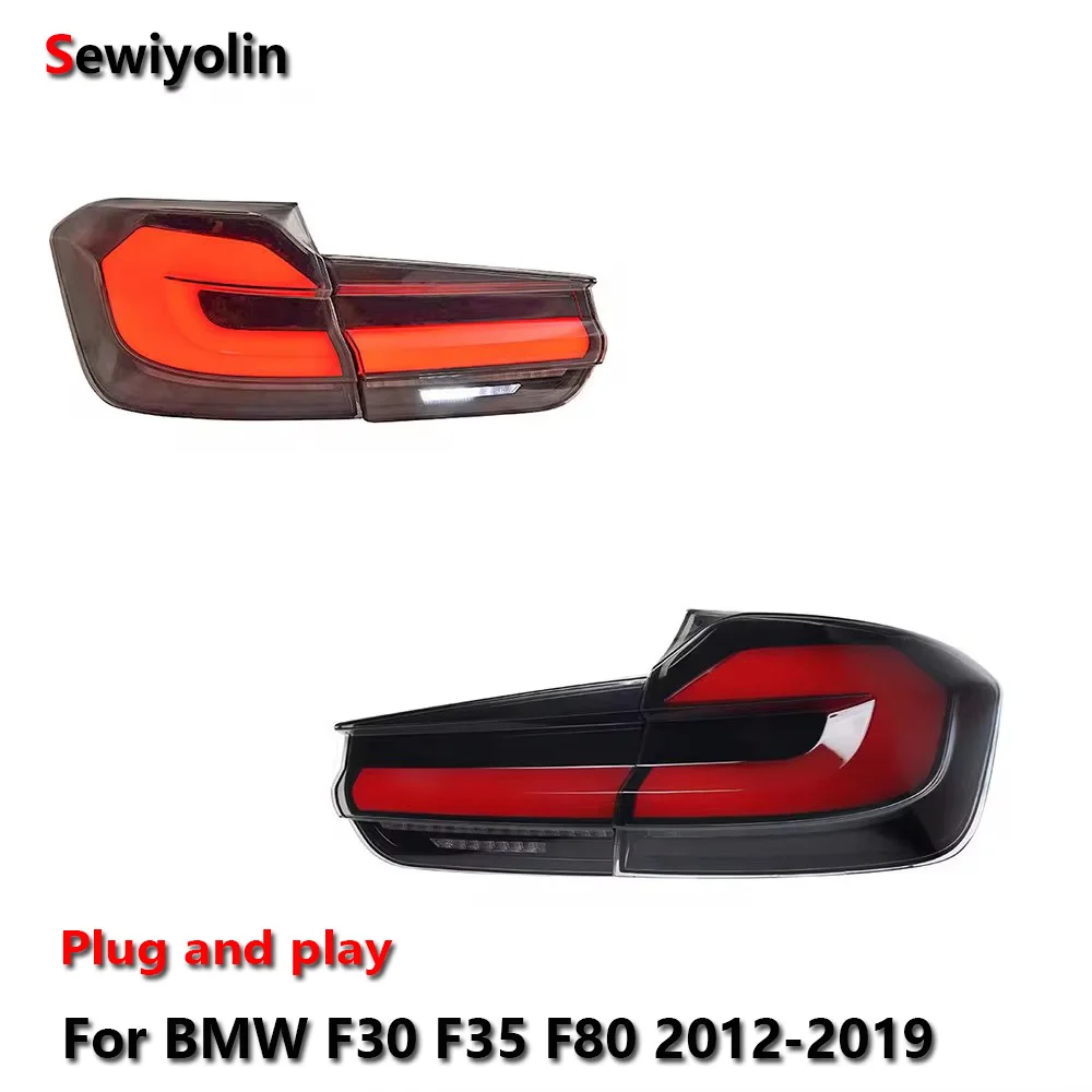 

Автомобильные светодиодные задние фонари, аксессуары для BMW F30 F35 F80 2012-2019, автоматический задний противотуманный фонарь DRL, стоп-сигнал поворота Plug and Play