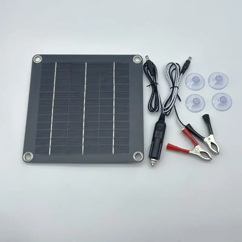 Pannello solare 581E con filo 10w 12V incolle gocciolante solare Pannello solare Modulo sistemi in silicio in