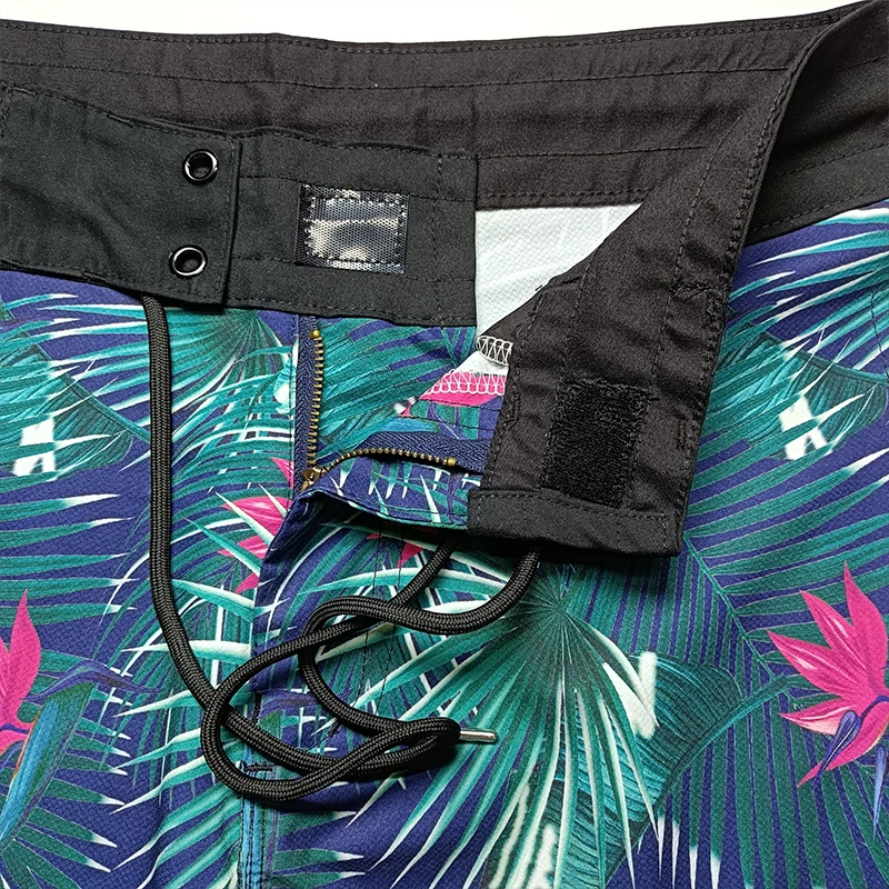 2025 novos homens boardshorts bermuda 4 vias estiramento à prova dwaterproof água curto troncos de natação de secagem rápida lessiure praia surf fitness ginásio curto