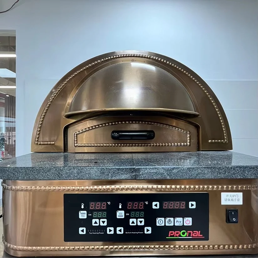 Countertop Electric Dome Pizza Maker Compact Stone Hearth Baking Equipment Commercial Dome Pizza Oven Customize