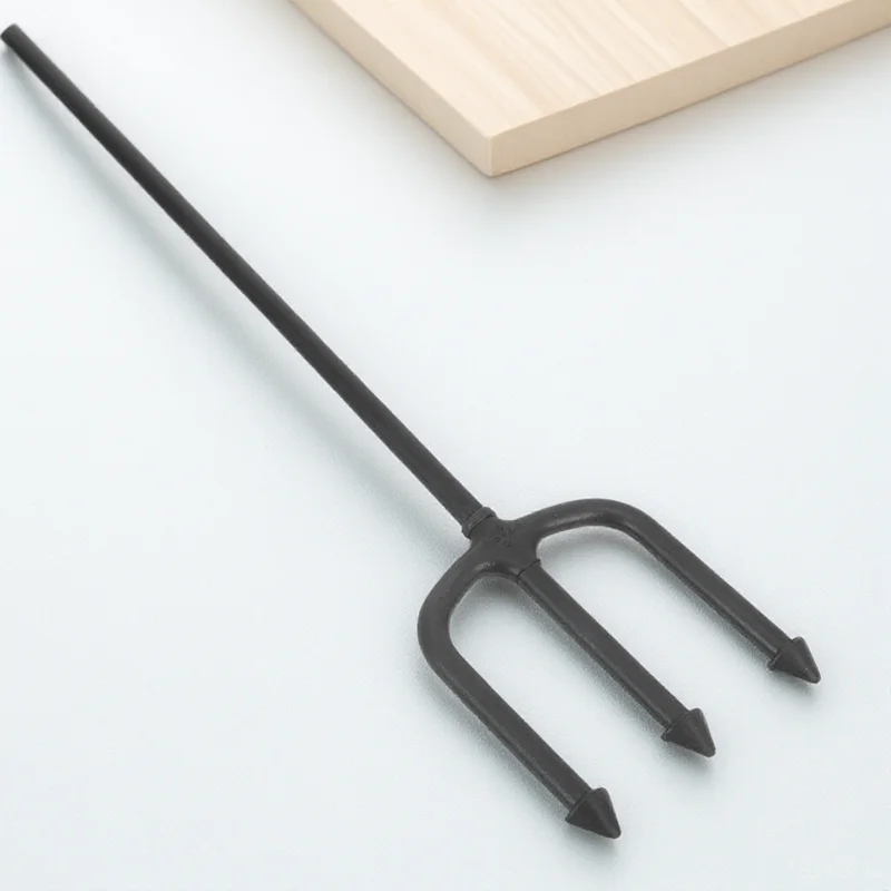 

Fork Demon Decor Halloween Prop Plastic Costume Accessories Supplies Black High Wear Resistance Fine Workmanship