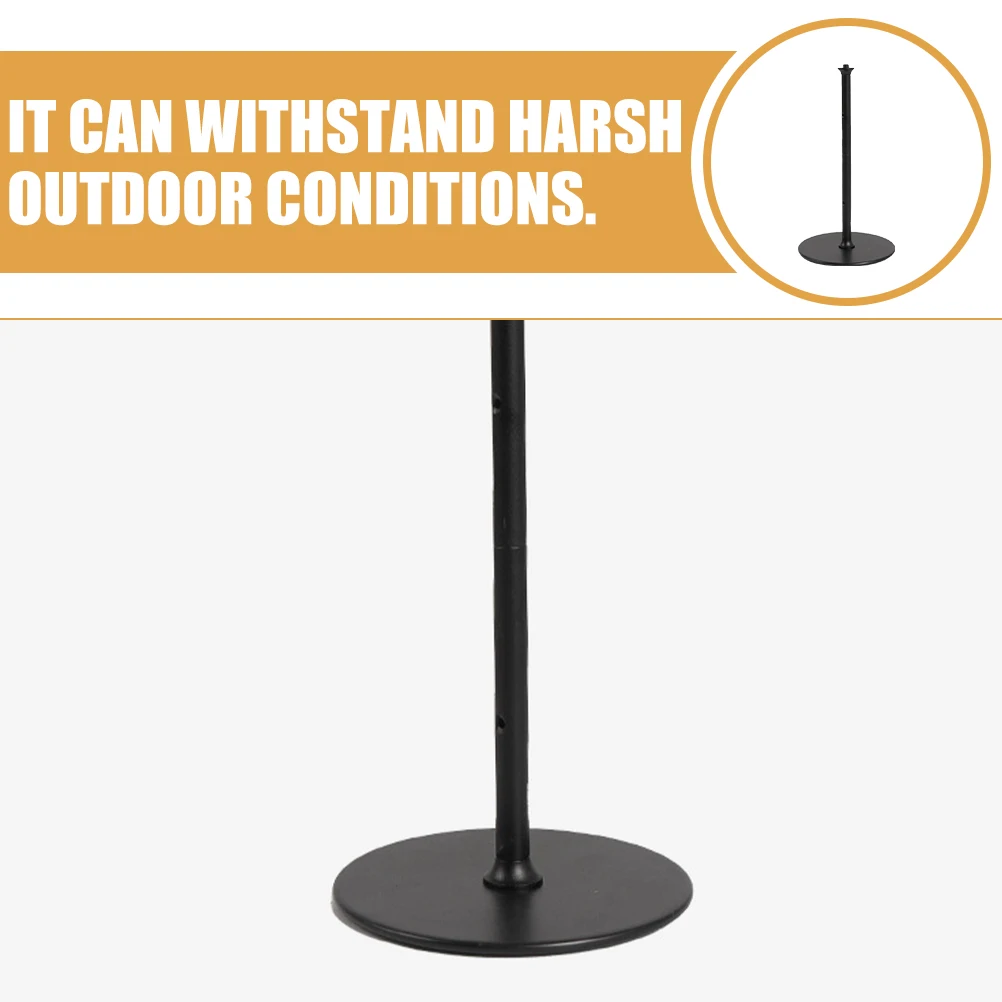 

Sturdy Outdoor Bracket Camping Lamp Stand Portable Metal Support Compact Design For Solar Lamp Light Holder Yard Patio Lantern