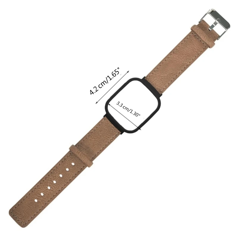 Leermateriaal 2 in 1 horlogeband + horlogekast voor Redmi Watch 3 horlogeband