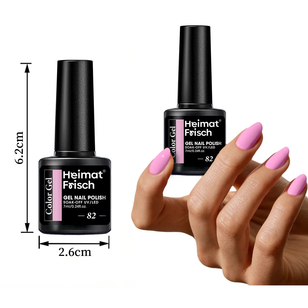 6 Piece Glitter Reflective Nail Polish Set, semi permanent  suitable for manicures, alcohol free, suitable for everyday DIY use.