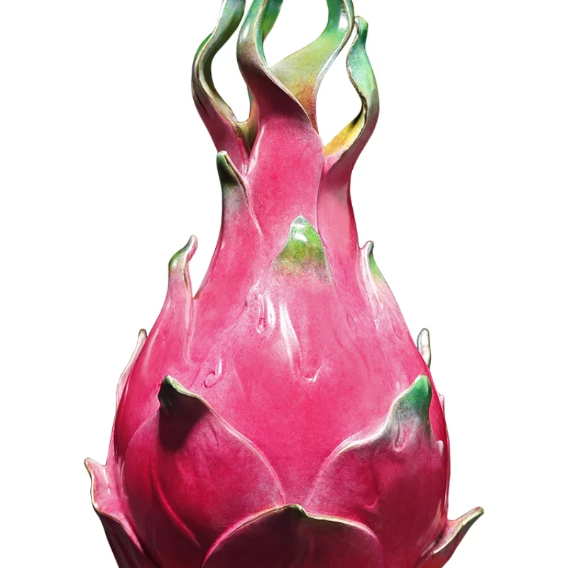 Dragon fruit copper ornament is booming, living room TV cabinet desktop decoration opens, housewarming gifts