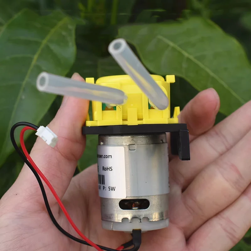 

NKP-DEL-S10Y Small Peristaltic Pump 5V 6V DC for Aquarium Analytic Lab Ink Sampling Drip Irrigation - Dosing Liquid Water Pump