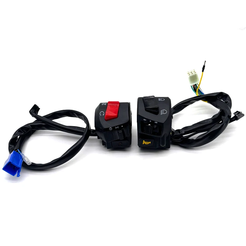 22mm Motorcycle Switches Horn Button Turn Signal Electric Fog Lamp Light Start Handlebar Controller Buttons For Motorbike CBR