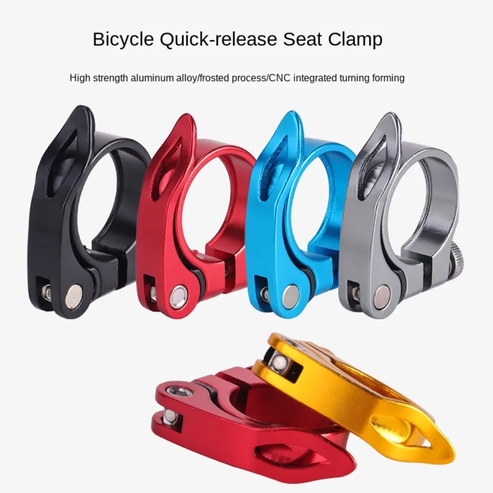 

Bike Seat Post Clamp 31.8mm 34.9mm Aluminum Alloy Seat Tube Clip Bicycle Quick Release Seatpost for Mountain Tube Bike