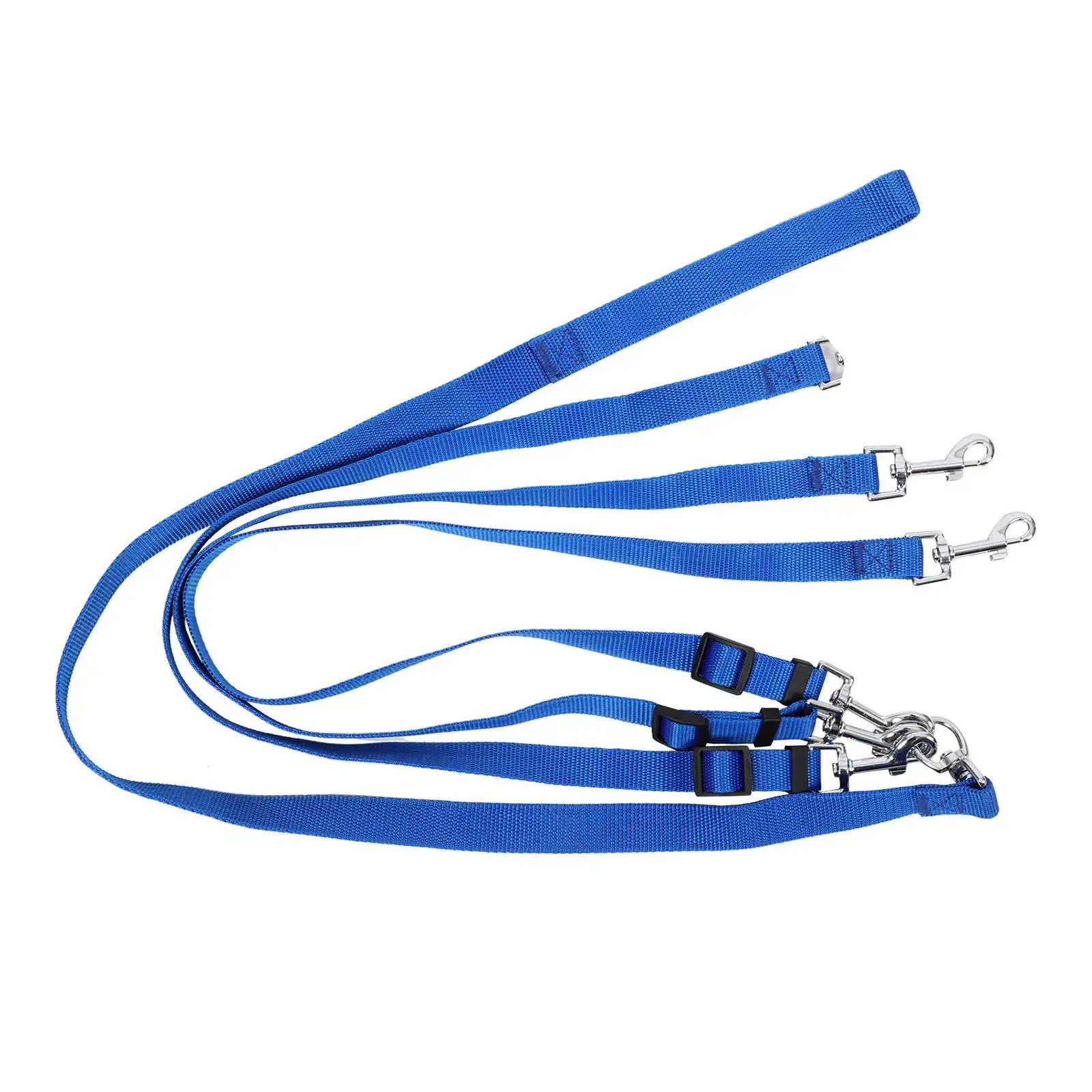 

1PCS Dog Leash Pet Traction Rope Adjustable Detachable Blue Color Suitable All Sizes Lightweight Outdoor