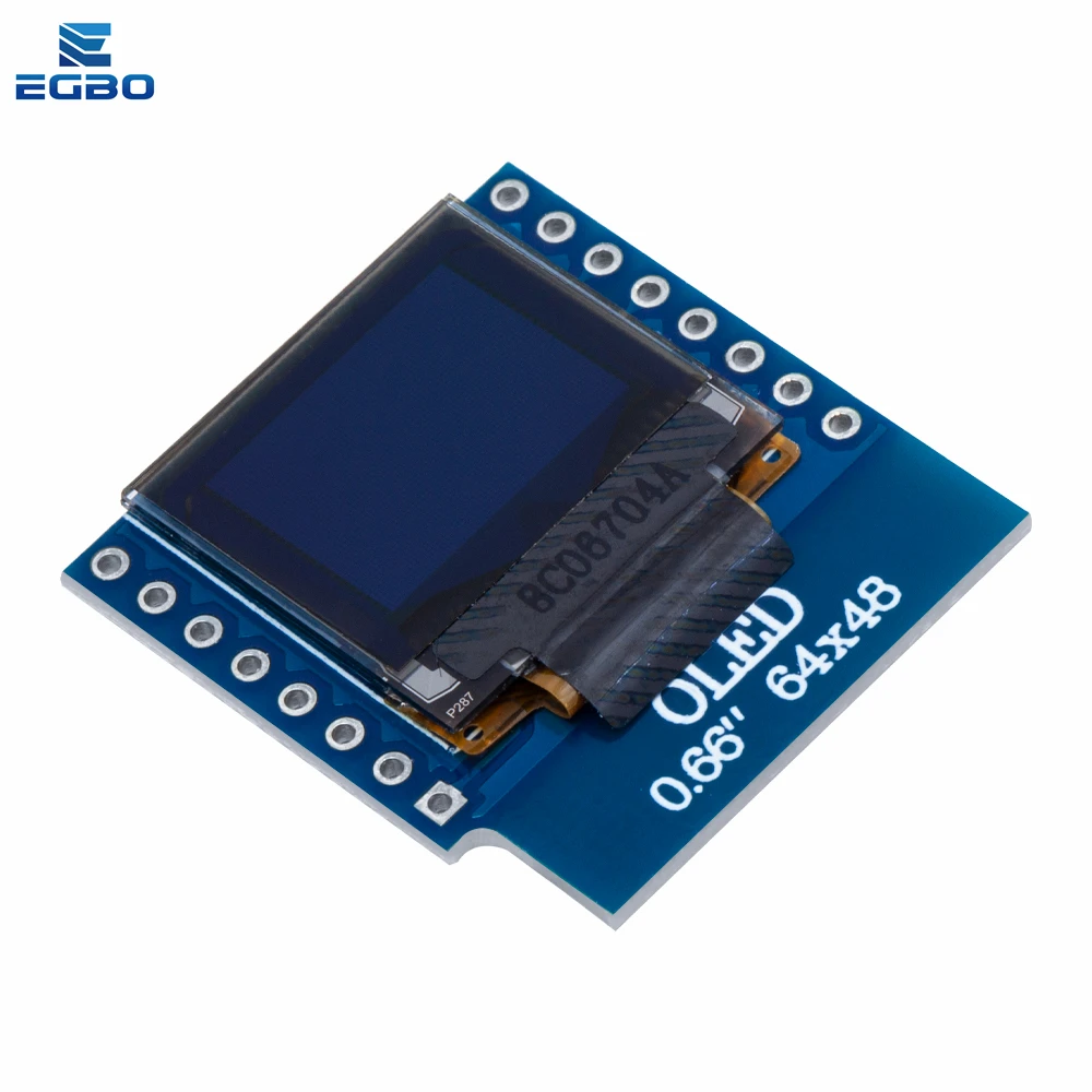0.66 Inch Oled Display Module Voor Wemos D1 Mini Esp32 Module Arduino Avr Stm32 64X48 0.66 "Lcd-Scherm Iic I2c Oled