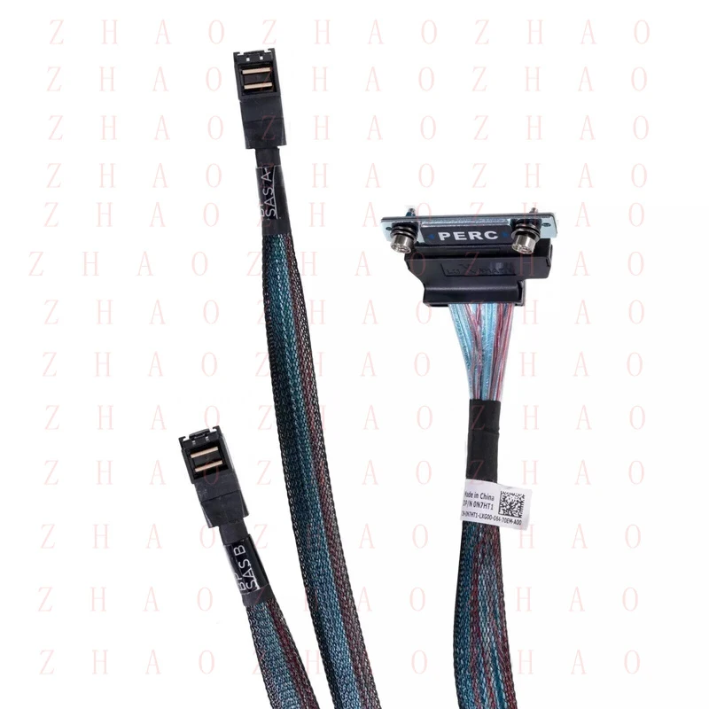 L+  For Dell PowerEdge R740 04M4C 0N7HT1 PERC Dual Mini SAS HD SFF-8643 Cable