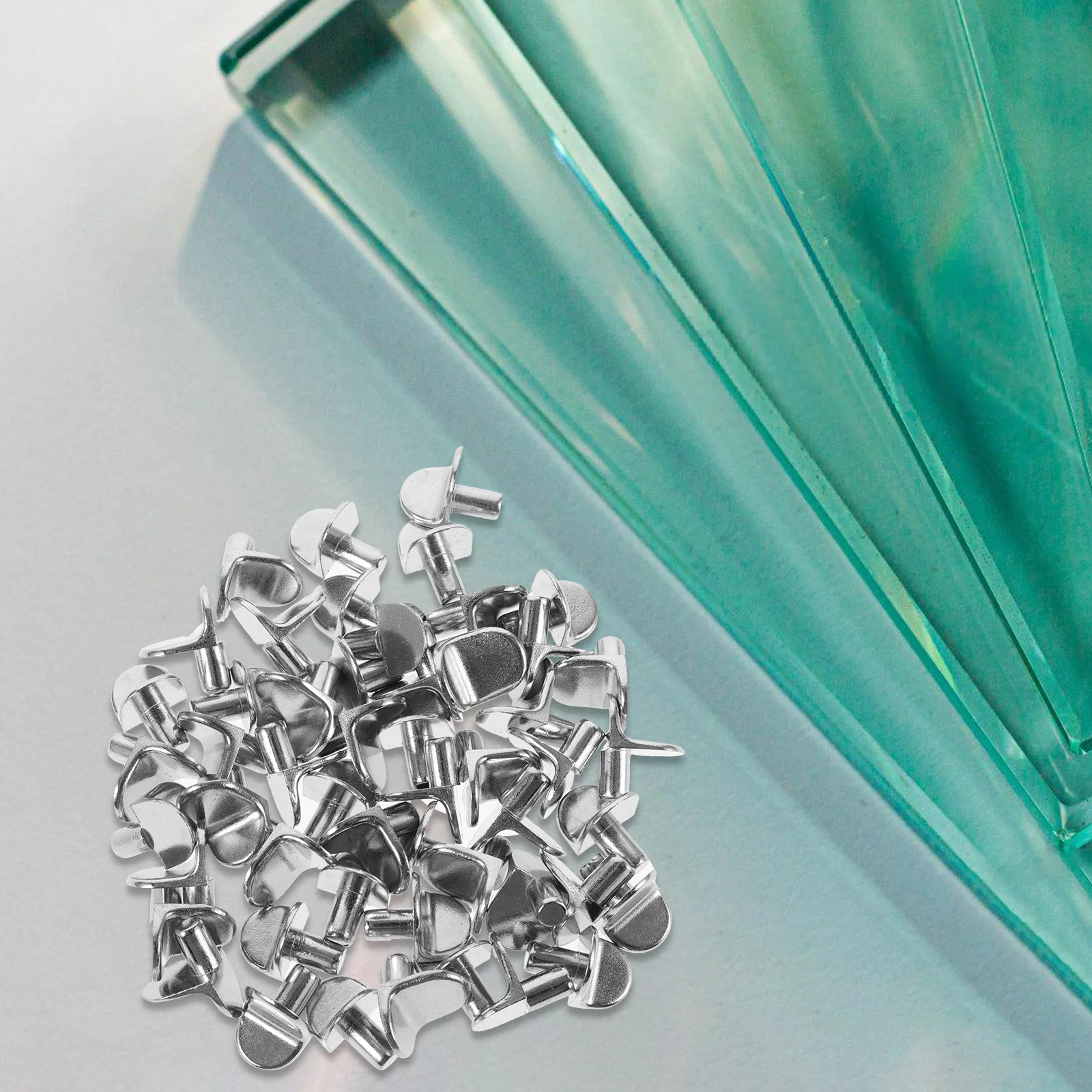 50 قطعة مقاطع رف الخزانة أوتاد تصميم بسيط أصحاب مجلس دائم للأرفف الرف دبوس المشبك مقاطع الخزانة الوتد للأرفف #6