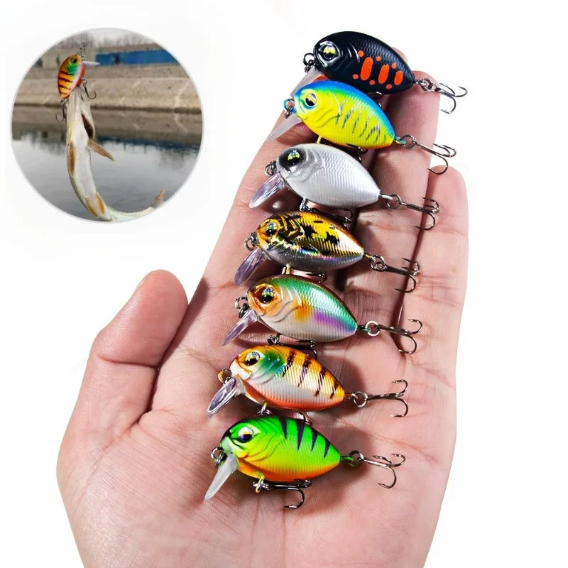 1 Stück Schwimmender Minnow-Angelköder 3,8CM 3,9G Mini-Crankbait Harter Köder Oberflächenköder Künstlicher Wobbler Bass-Angelzubehör