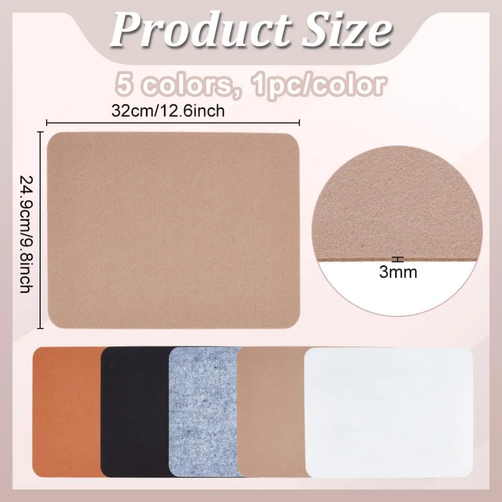 5Pcs 5 Colors Inserts for Ita Bag 12.6x9.8inch Pin Holder Display Sheets for Ita Bag Pin Display DIY Crafts